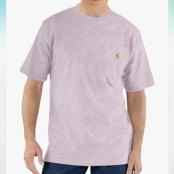 Carhartt Other - Carhartt Size 2XL Loose Fit Short Sleeve Logo Pocket T-Shirt Lilac